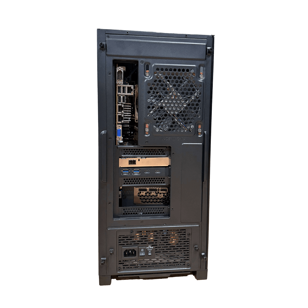 Rhino Server Build - Rear View